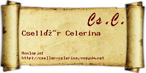 Csellár Celerina névjegykártya